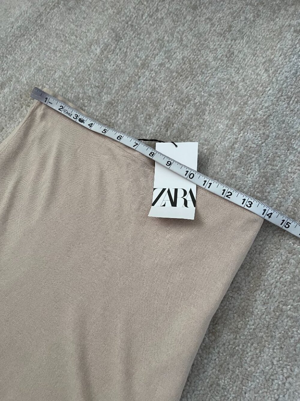 NWT Zara Boho Cotton Tiered Knit Pull On Maxi Skirt S - Picture 6 of 10